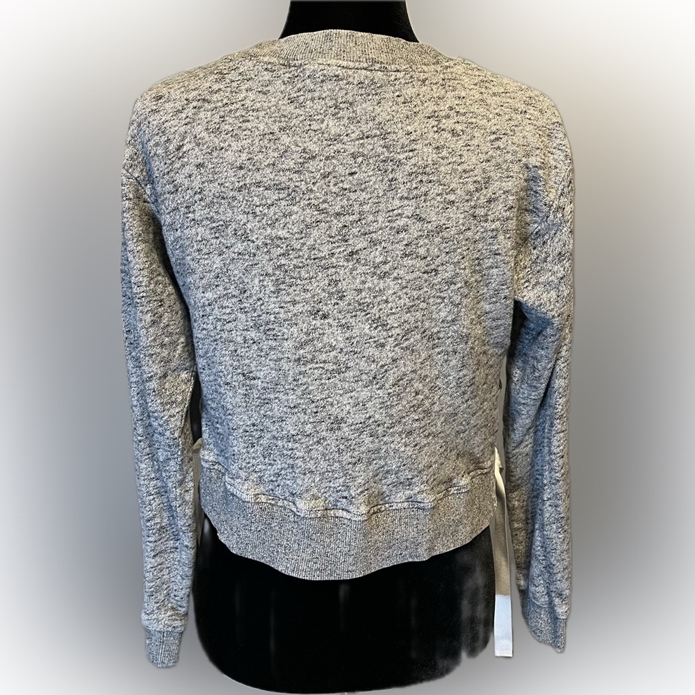 Derek Lam 10 Crosby Charcoal Sweatshirt size 2 - Picture 4 of 12